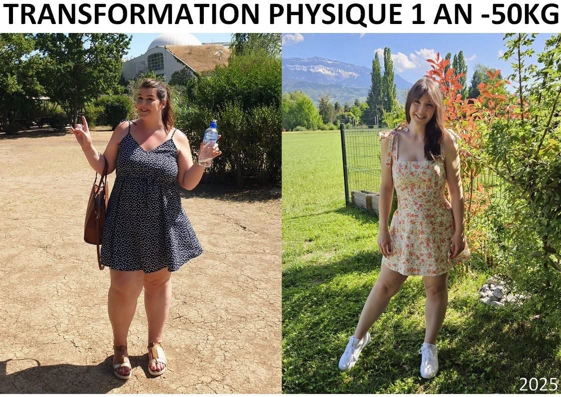 Marie Soldà, avant et après : transformation physique sur un an, −50 kg