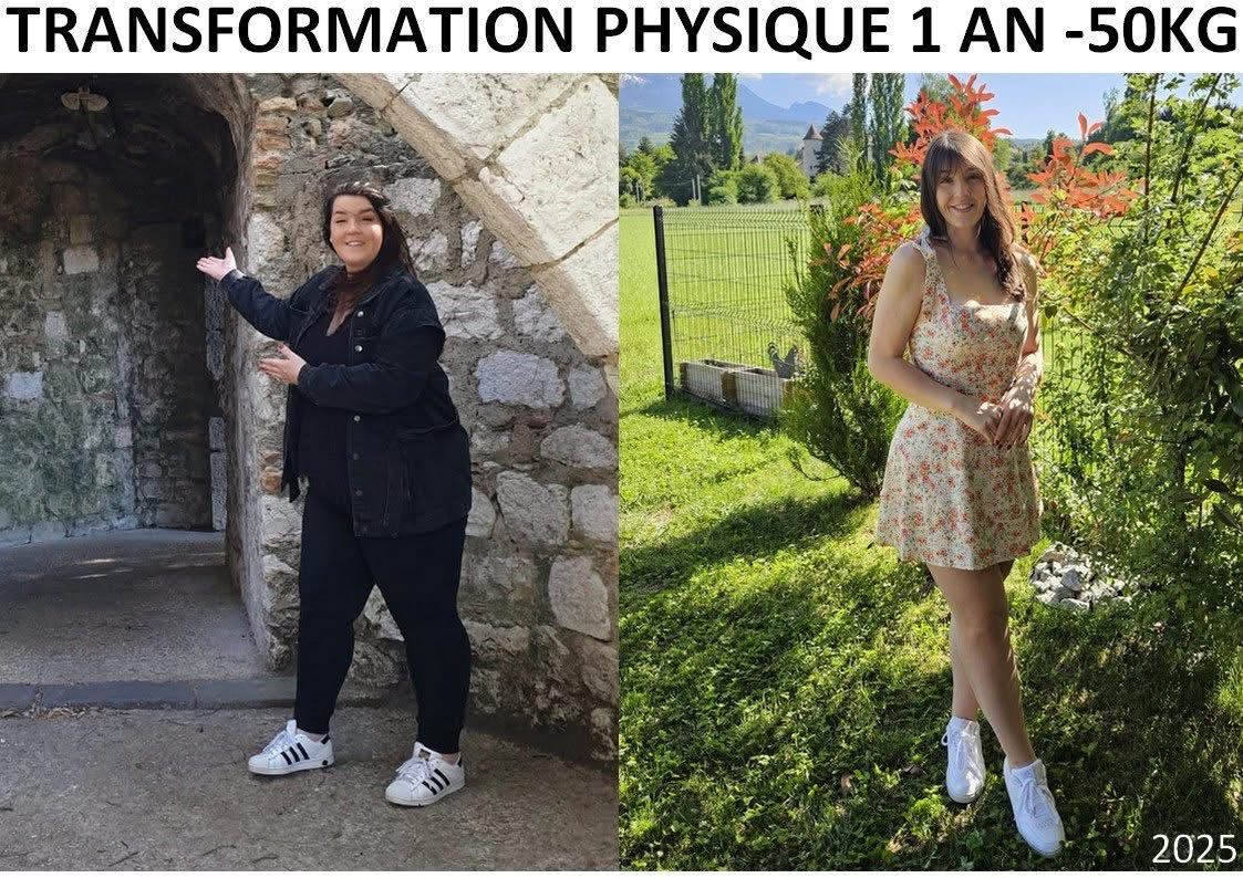 Marie Soldà, avant et après : transformation physique sur un an, −50 kg
